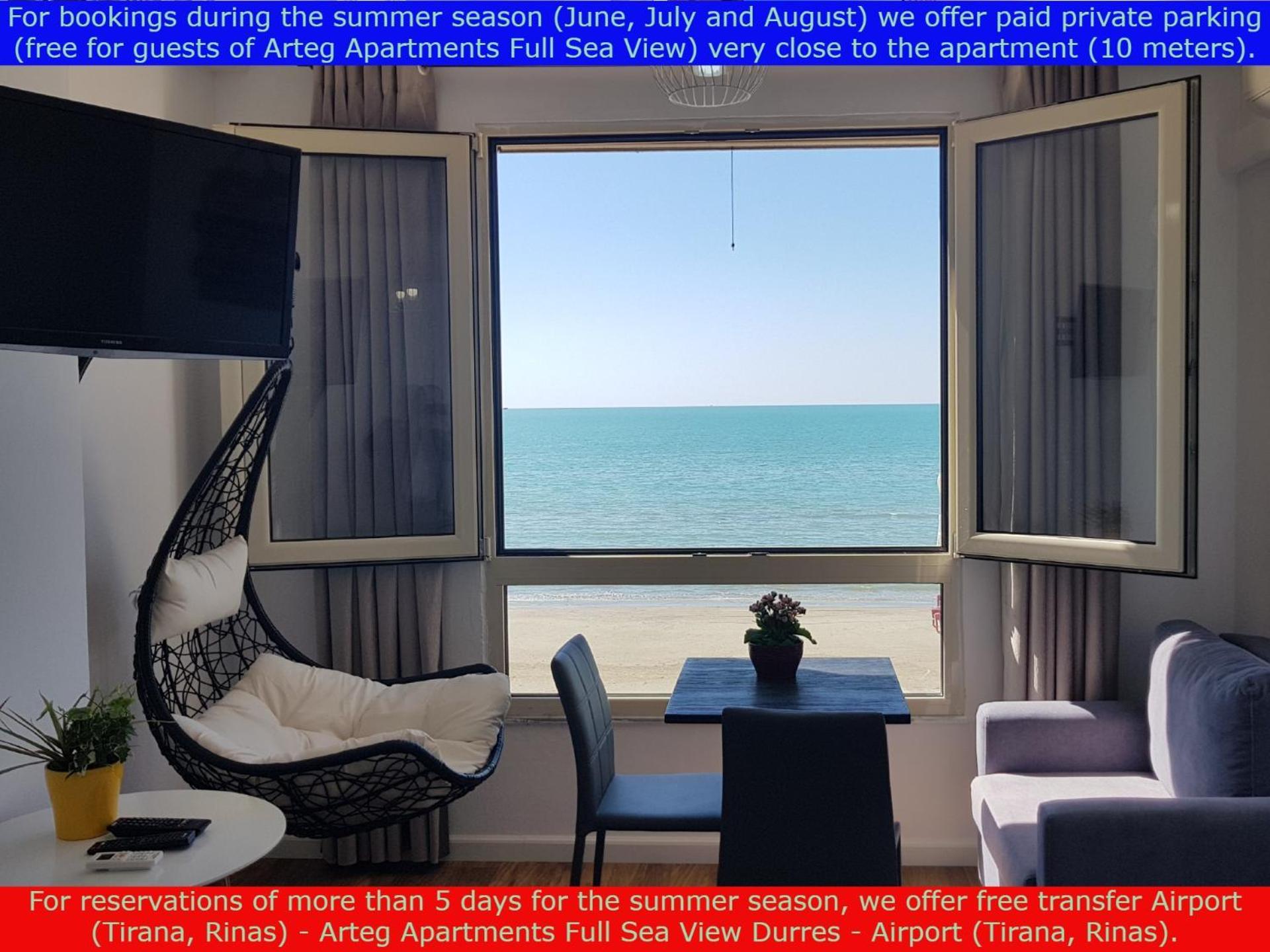 Arteg Apartments - Full Sea View Durrës Exteriör bild
